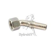 Nipple coudé 45° Ø19mm écrou tournant femelle 1" 3/16 ORFS