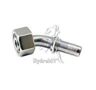 Nipple coudé 45° Ø19mm femelle DIN 25S