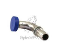 Nipple Ø25mm collet 1" 1/4  SAE 3000 PSI - Coude 90°