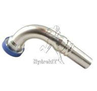 Nipple Ø38mm collet interlock 1" 1/2 SAE 6000 PSI coude 90°
