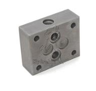 Closing plate cetop3 BDR2P - P to T