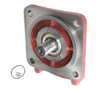 Flange counter-bearing SAE C cylind