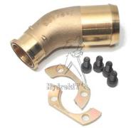 Kit pipe d'aspiration 45° Ø43 (durite Ø42)