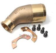 Kit pipe d'aspiration 45° Ø64.5 mm (durite 2"1/2)
