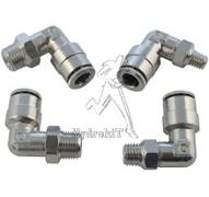 Coude tournant male enfichable 6LL - M10x100 conique - Acier - SKF