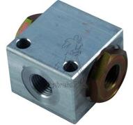 "SHUTTLE VALVE 1/4""  3 WAYS"