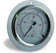 PRESSURE GAUGE Ø 100 REAR FEED