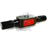 Restricteur de débit modulaire CETOP3  Limiteur débit sur A&B + molette