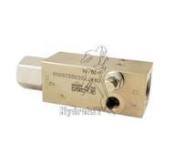 Valve d'équilibrage simple G1/2 - 60L/min - R:4.2/1 - 350bar - restricteur sur pilotage