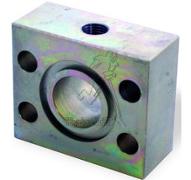 Hydraulic block 1" SAE 3000 psi wit
