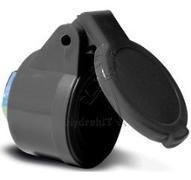 Bouchon parking noir femelle pour coupleur male 1/2 iso A
