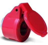 Bouchon parking rouge femelle pour coupleur male 1/2 iso A