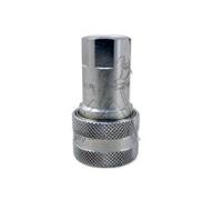 Female coupler with valve 1/2 iso B