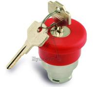 MUSHROOM KEY OPERATED PUSHBUTT