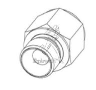 Adaptateur droit mâle BSPP 1/2 femelle M18x150