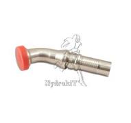 Nipple Ø32mm collet interlock 1" 1/4 SAE 3000 PSI coude 45°