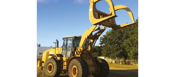 Hydraulic auxiliary line for loader