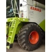 Ladder on combine harvester