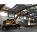 Wheel excavator with movement limitation